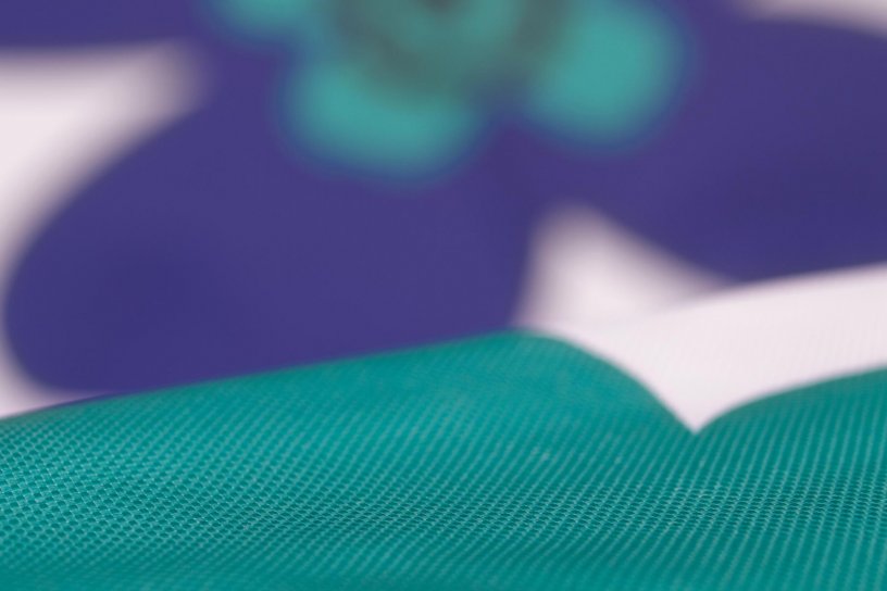 Sitzsack Floralia Türkis-Blau