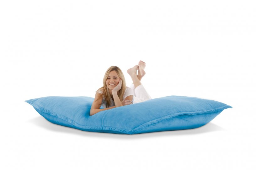 Sitzsack Samt Himmelblau