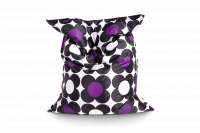 Schwarz-Violett - Sitzsack Nightflower