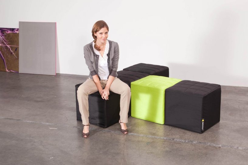 Sitzwürfel Cube Schwarz