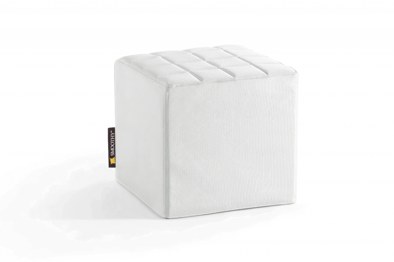 Cube Sitzwürfel in Polar-Weiß