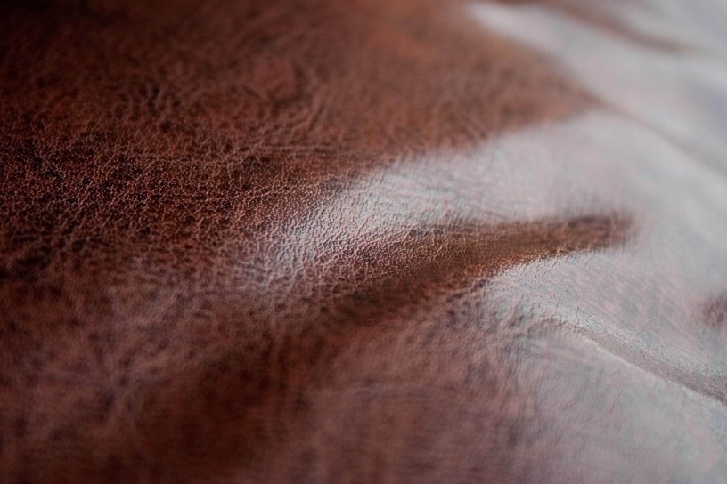 Smoothy Dogbed Leather L Braun