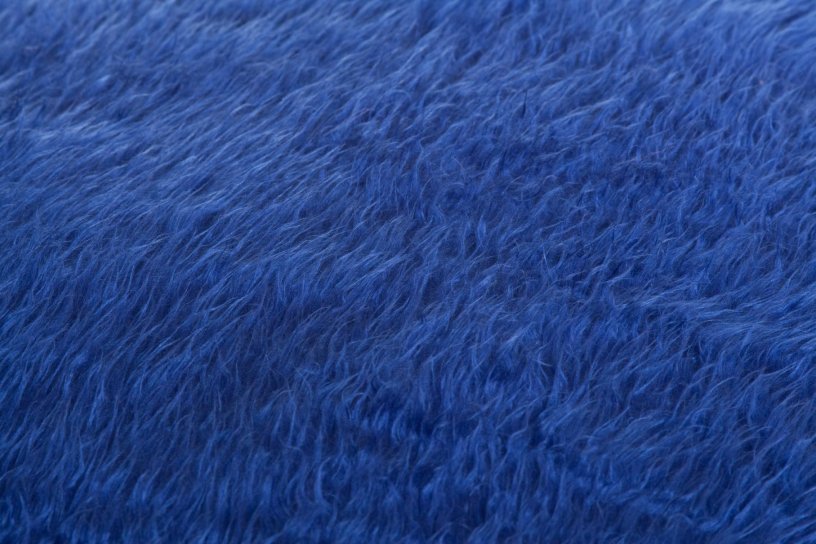 Sitzsack Flokati Marineblau