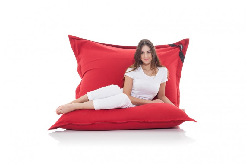Sitzsack Cotton Feuer-Rot