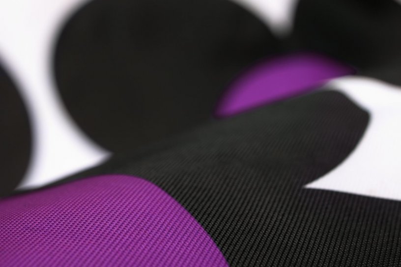 Sitzsack Nightflower Junior Schwarz-Violett