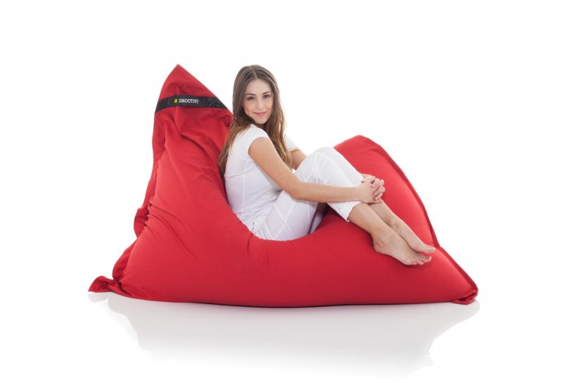 Sitzsack Cotton Feuer-Rot