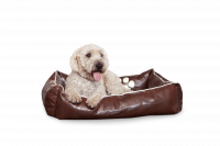 Hundekorb Leather in der Größe M